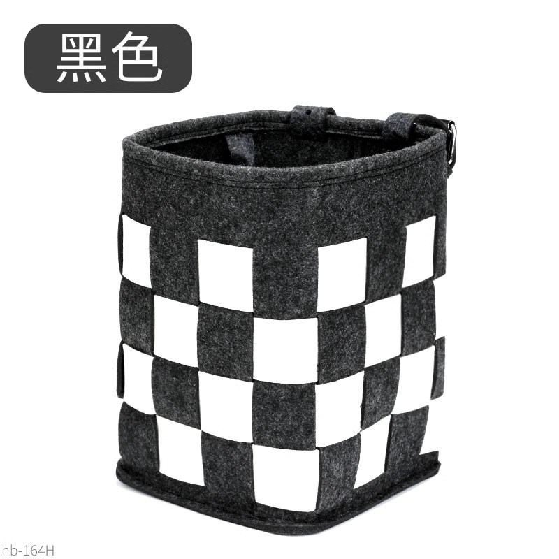 大行自行车车篮前车筐便携u式毛毡菜篮子车篓折叠车挂篮单车置物