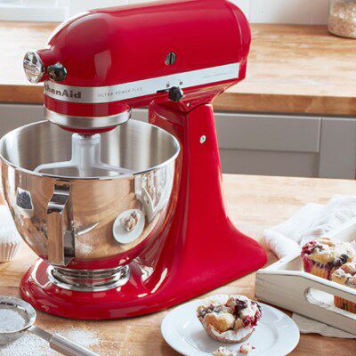 kitchenaid厨师机150凯膳怡台式多功能家用小型搅拌揉面和面机5QT