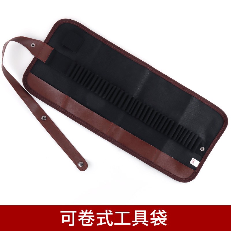 卷笔袋工具袋泥塑可帆布笔帘工具包工具卷式铅笔袋X素描铅笔收纳