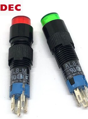 IDEC和泉AL8H- AL8q- AL8M-M11G复位带灯按钮开关M11R M11Y M11W