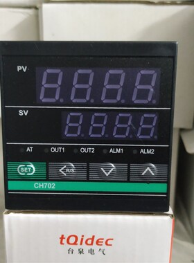 台泉电气 智能数显温控表 CH702 FK02-MAN 短壳 K400/继电器SSR