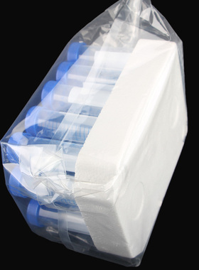 实验室耗材 50ml锥形离心管pp,灭菌带泡沫架子 科进 KG2821