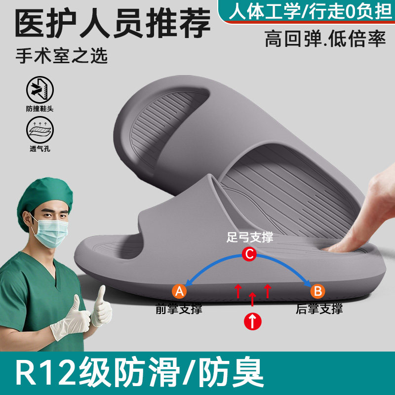 手术室拖鞋男款2026新款室内家居图片