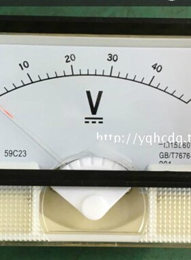 直流电压表59C23-10V20V 30V 50V 10V 250V 300V规格齐全130*70mm