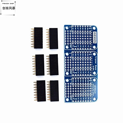 迷你 mini Wemos D1三连体 洞洞板 拓展板 万能板