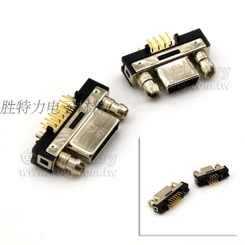 HDR-EC26FDTG2-SLD +  本多 HTK SDR连接器26P 直插式 母头 立式