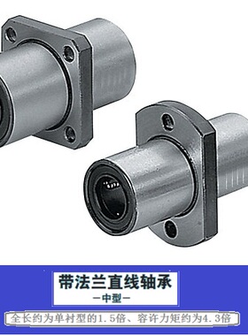 带法兰直线轴承中型中间法兰型LHMRD LHMSD LHMCD16 20 25 30G H