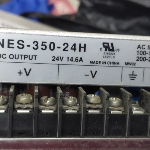 电梯配件 电梯专用明伟控制柜开关电源NES/S-350W-24V/H 全新