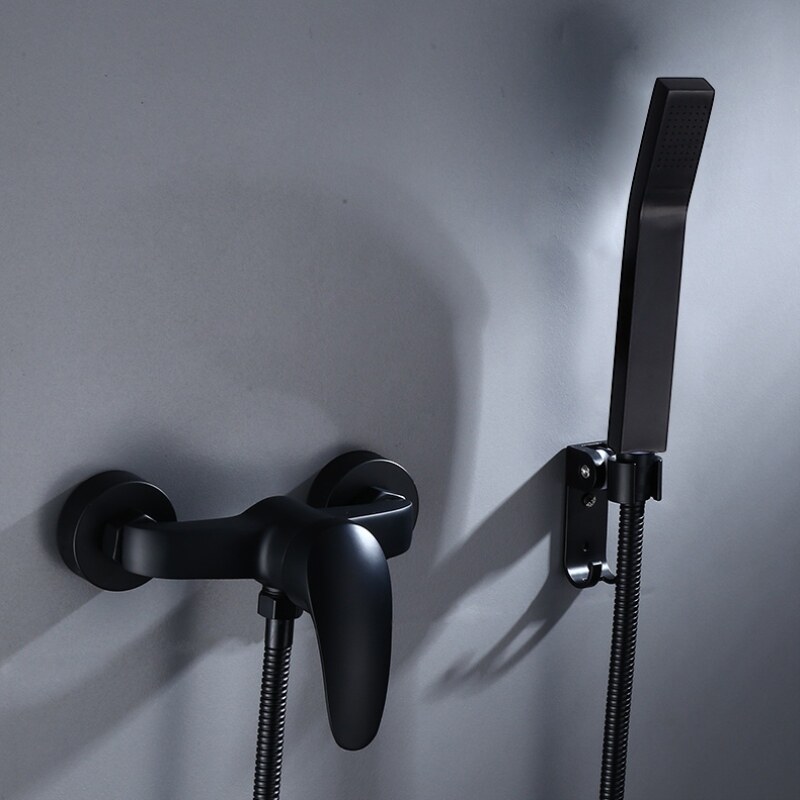 简易明装花洒套装花洒喷头套装莲蓬头沐浴淋浴器喷淋增压全铜升降