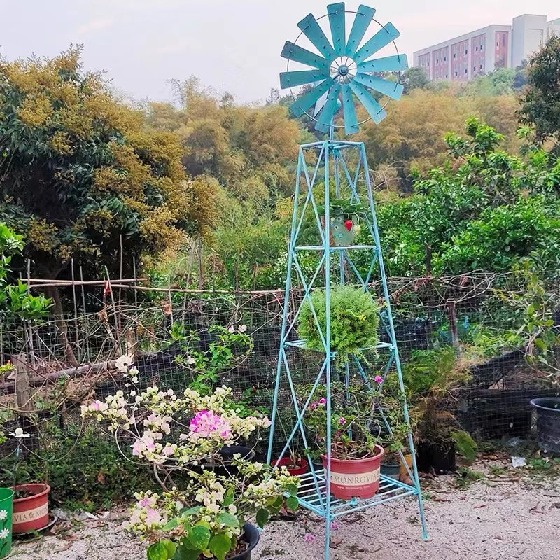铁艺风车花架户外园艺植物爬藤月季展示架花园摆件旋转庭院置物架,畜牧/养殖物资,畜牧/养殖器械,淘宝优惠券,粉丝福利购,淘宝优惠卷