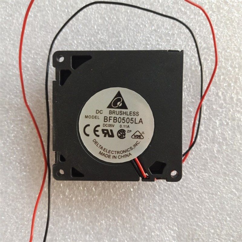 台达 5010 BFB0505LA 5V 0.11A 5CM 两线涡轮鼓风机 滚珠散热风扇