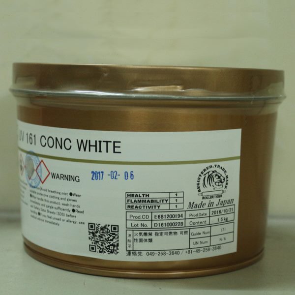 日本 TOKA虎头UV油墨UV161 CONC WHITE 特白UV固化油墨耐温