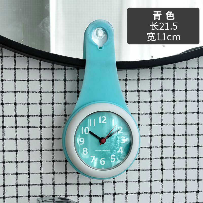 厨房防水挂钟免打孔浴室专用挂墙迷你静音小钟表冰箱贴计时器闹钟,家居饰品,挂钟,淘宝优惠券,粉丝福利购,淘宝优惠卷