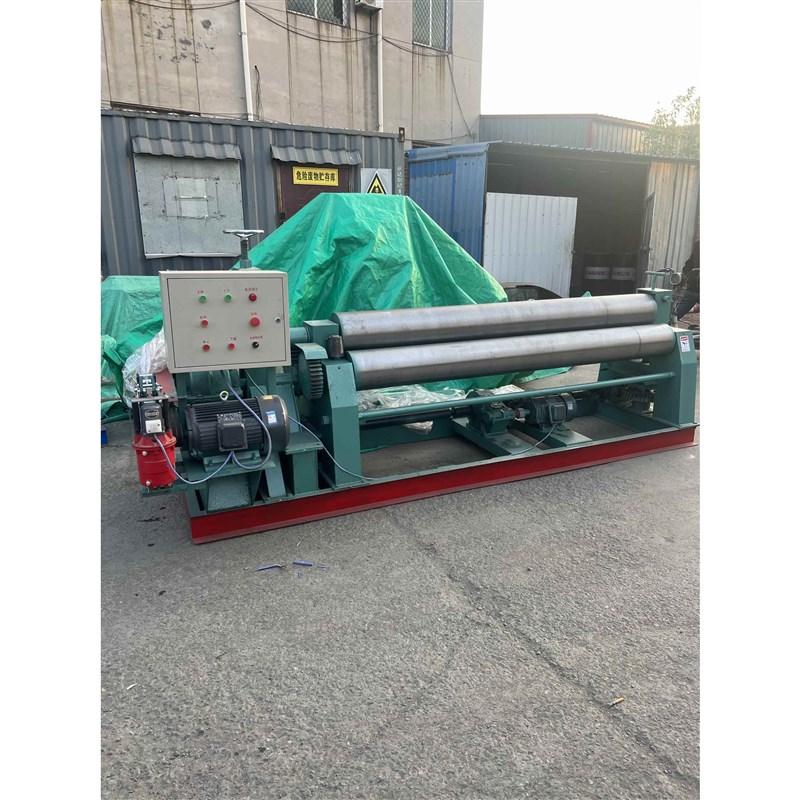 卷板机电动三辊液压机械卷圆机钢板锥形滚圆机小型扁铁.钢筋卷筒