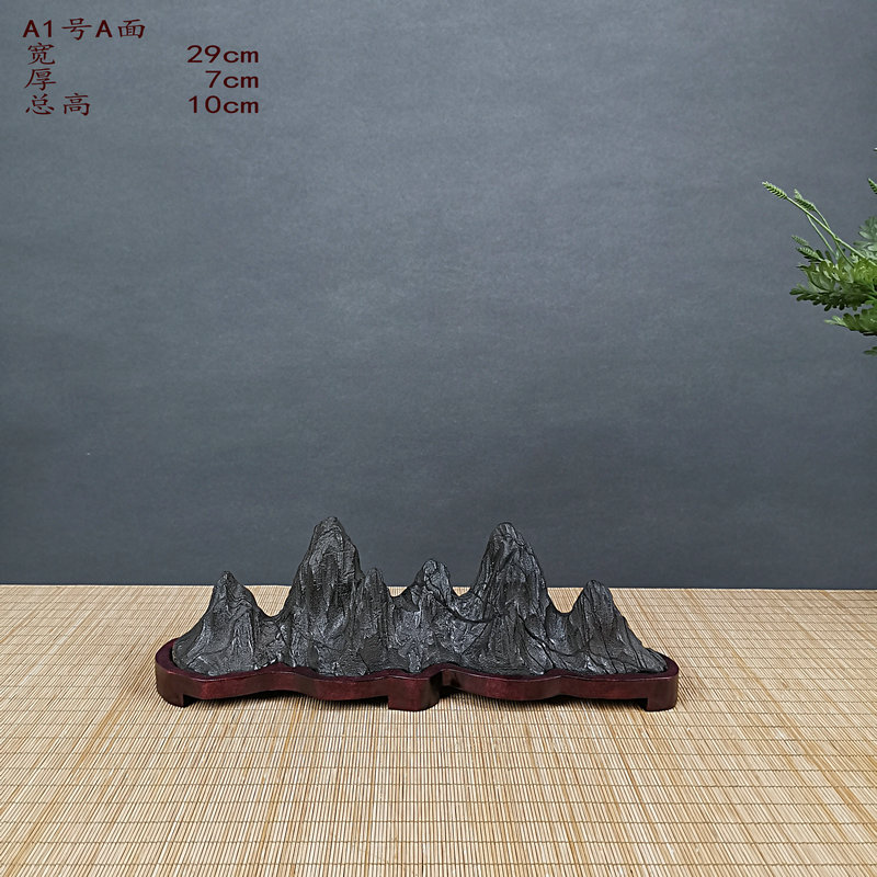 太湖石灵璧石幽兰石贵州青t笔架山子靠山形石头玄关博古架案头摆