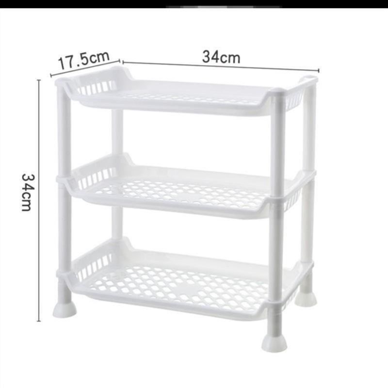浴室置物架多层厨房台面置v地式收纳整理架卫生间厕所落地储物架