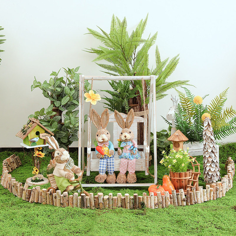 秋千花架空中吊饰幼儿园教室走廊装饰田园自然摆件环创材料壁饰,家居饰品,户外/庭院摆件,淘宝优惠券,粉丝福利购,淘宝优惠卷