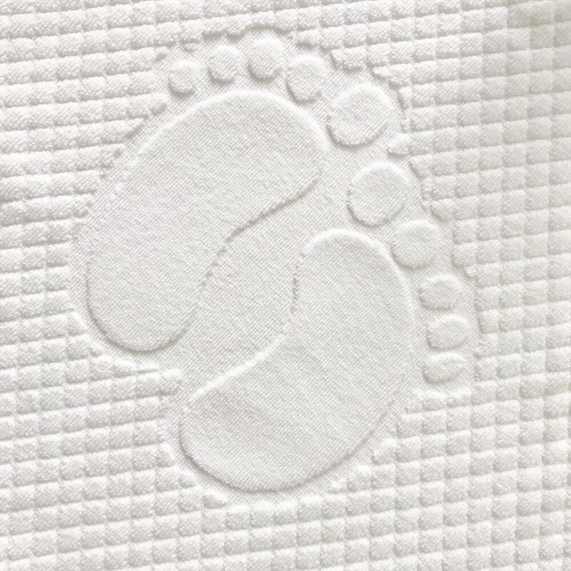 浴室 纯棉吸水地垫防滑家用卫生间门口K踩脚垫擦脚大毛巾可机洗
