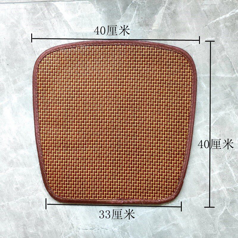 冰丝藤草坐垫夏天通用餐椅垫凉z垫 椅子办公室椅子坐垫汽车座垫夏