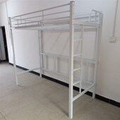 定制公寓床可拆卸组装 q高架床上层钢架上床下桌铁艺省空间上铺床