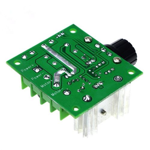 直流电机调速器 PWM 调速开关 马达风扇控制器12V-40V10A无级变速