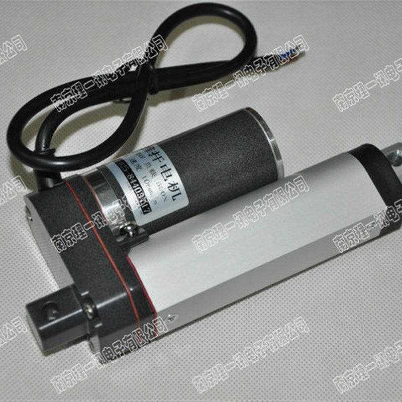 12V/24V 100mm行程微型电动推杆 直流直线往复电机 升降器开窗器