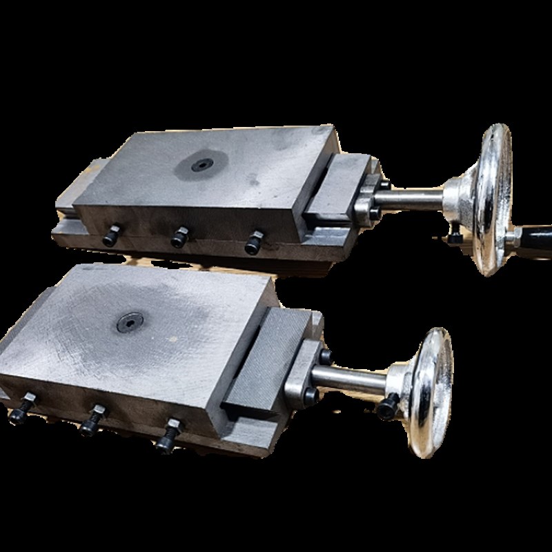 铸铁燕尾槽拖板有杆直线一字单向手摇滑台模组滑块机械导轨工作台