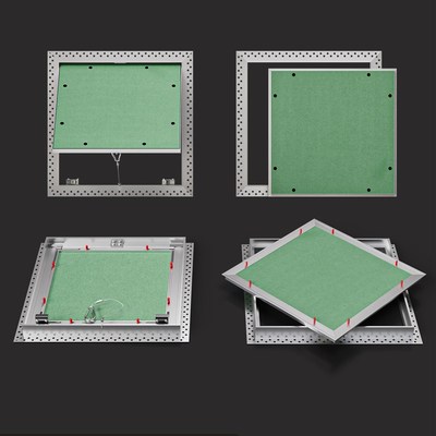铝合金检修口暗装预埋石膏板吊顶隐形盖板可拆装加厚天花检查口