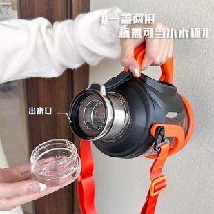 水杯 大容量便携水f壶高硼硅玻璃泡茶壶耐高温茶水分离吨吨桶男士