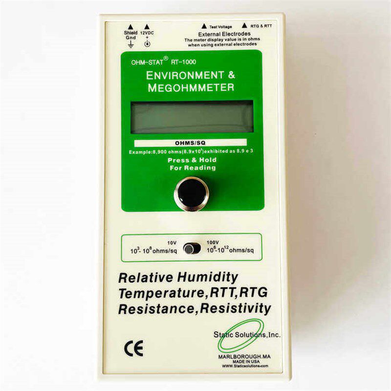 RT-1000重锤式表面电阻测试仪 体积电阻测量仪 兆欧表 OHM-STAT