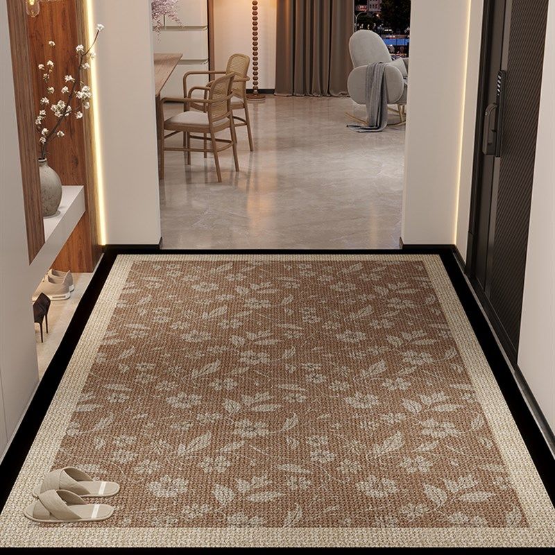 剑麻纹比利时圈绒入户门地毯简约进门口玄关地垫耐脏防滑脚垫子,居家布艺,入户地垫,淘宝优惠券,粉丝福利购,淘宝优惠卷