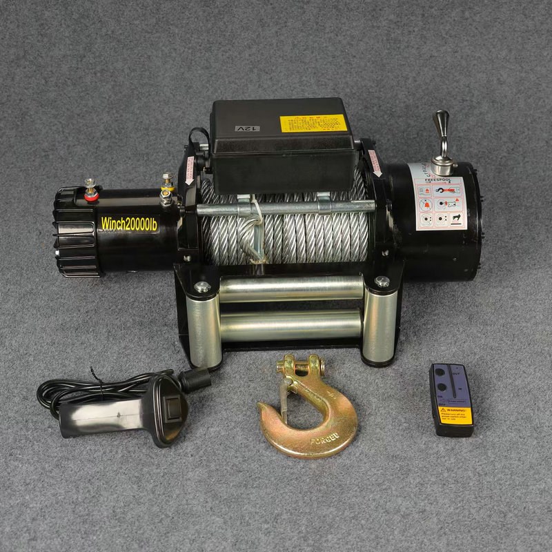 电动绞盘24v车用l电子汽车12v绞盘越野车自救绞盘牵引机车载葫芦