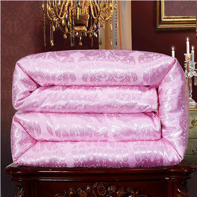 蚕丝被100%桑蚕l丝冬被加厚保暖被子全棉春秋被双人被芯4/6/8/10