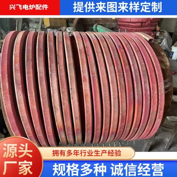 中频电炉感应线圈加热炉铜线圈中频炉配件感应线圈