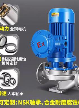 ISWH/IHG/304/316立卧式不锈钢管道离心泵380V工业级大流量化工泵