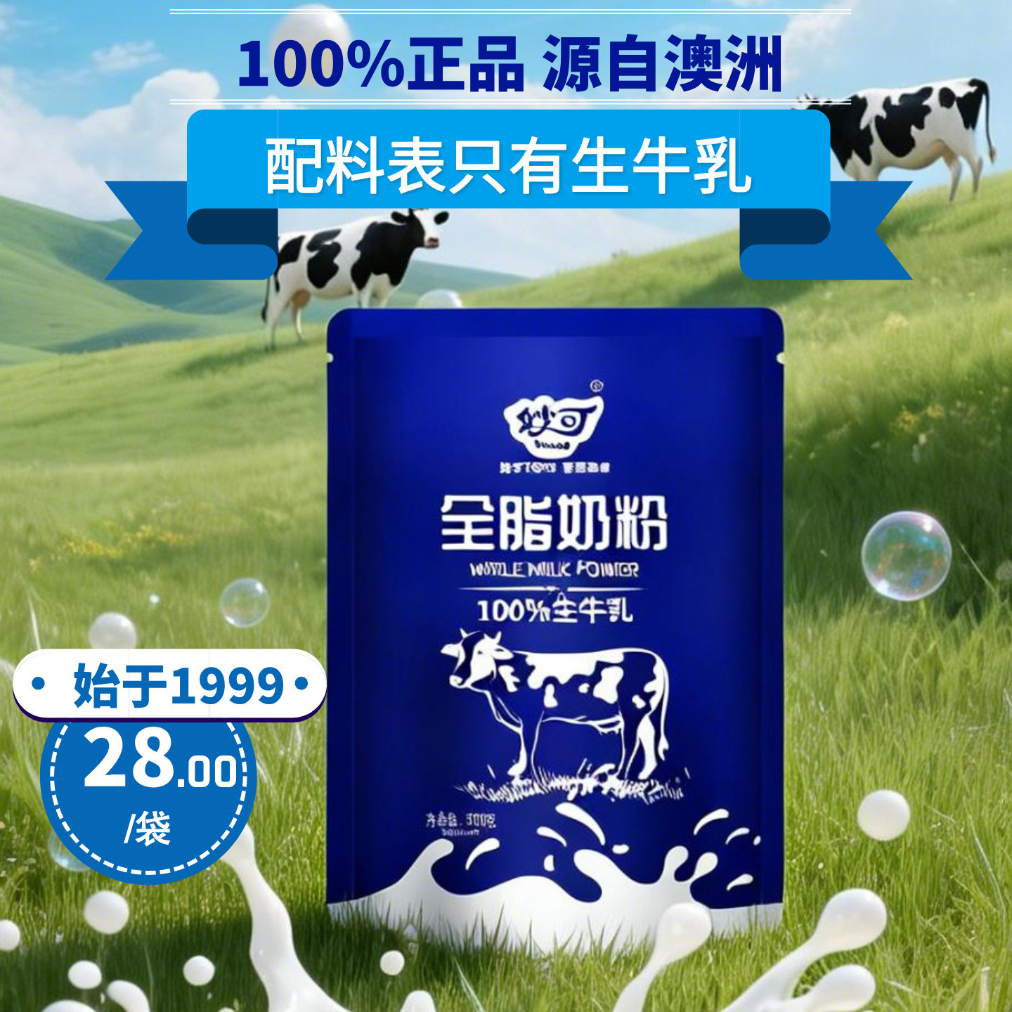 奶粉全脂纯奶粉小包装生牛乳源自澳洲独立包装500g*1袋中老年奶粉,咖啡/麦片/冲饮,全家营养奶粉,淘宝优惠券,粉丝福利购,淘宝优惠卷