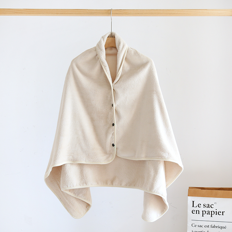 蜗在家办公室午睡毯子 披肩纯色午C休小毛毯 夏季空调毯 沙发盖毯