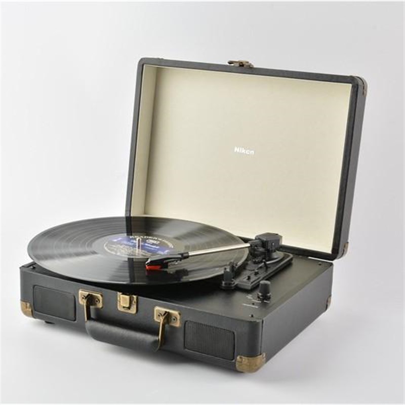 老式复古黑胶唱片机专o业留声机电唱机古典轻奢别墅客厅样板间摆