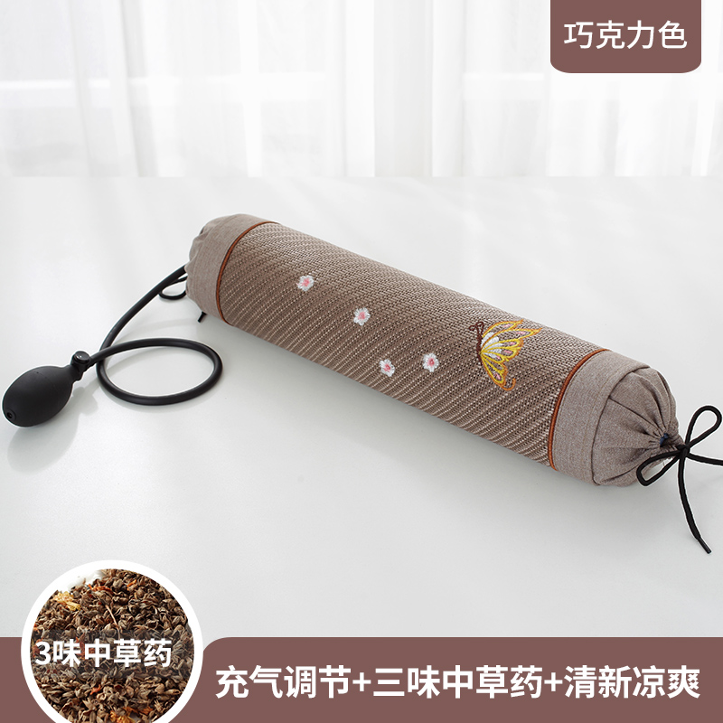 枕头护颈椎助睡眠颈椎枕凉感夏季专用圆柱整N头枕男单人荞麦护颈
