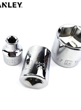 史丹利 125MM系列6角套筒86521/522/523/524/525/526/527122