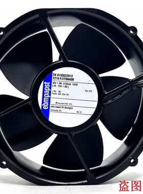 原装ebmpapst 2218 F/2TDH40R 48V 2130mA 102W 22CM 22050风扇