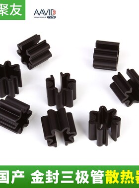 英国进口金封三极管运放散热器 AAVID BOYD铝小散热片 内径8m T款