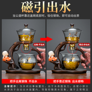 玻璃泡茶壶冲茶壶带过滤茶水分离茶漏一体耐高温茶壶泡茶家用茶具