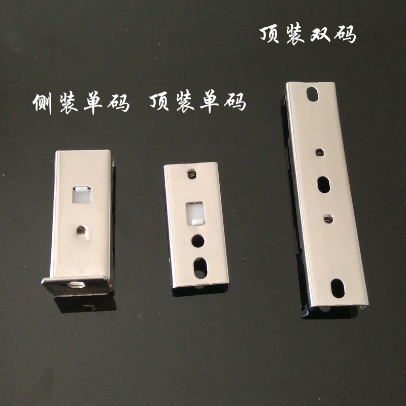 加厚铝合金轨道静音单轨双轨直轨方轨窗帘盒轨道配件齐全满包邮