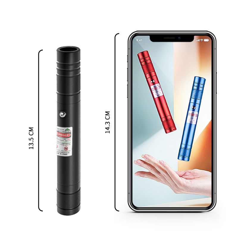 新款无线充电激光手电v红外线绿光红光远射灯售楼部沙盘笔强光黑