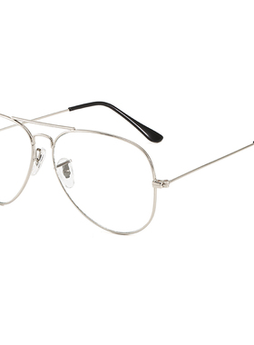 钢化玻璃耐磨平光眼镜防风尘飞溅挡风通光透明白色男士护目镜潮女