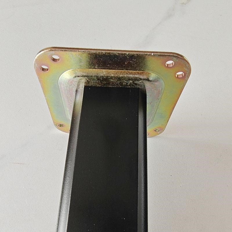 方形桌腿支架轻奢柜脚通用型可调节桌脚吧台柱办公桌支撑加固脚垫