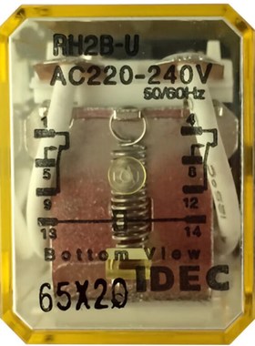 IDEC和泉中间继电器RN2S-NL小8脚RH2B-UL大8脚RN4S-NL小14脚RH4B