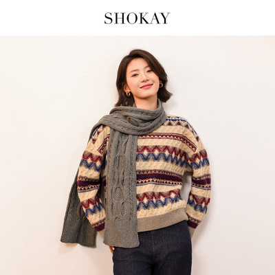 【100%牦牛绒】针织衫毛衣圣诞新