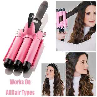 Hair Curling Iron 3 Barrel Wand electric hair curler 卷发器